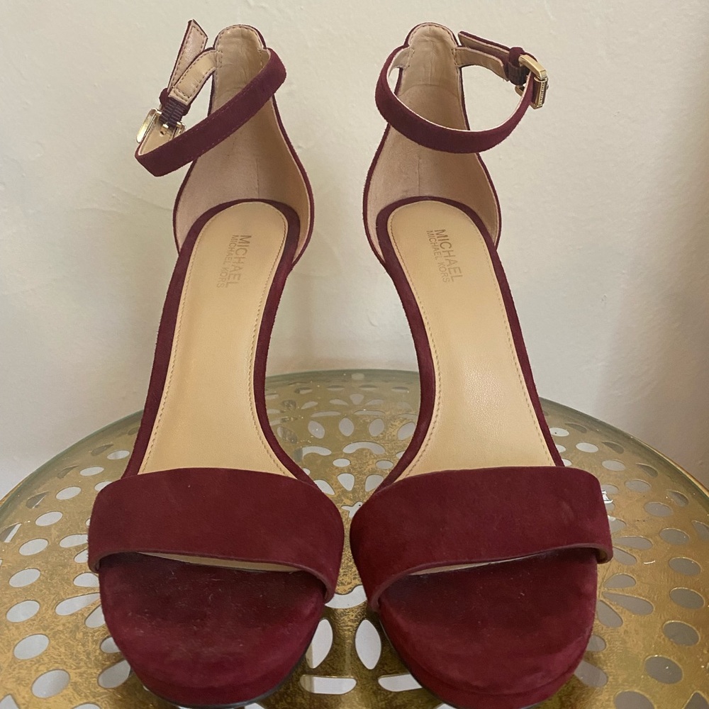 Michael Kors suede heels